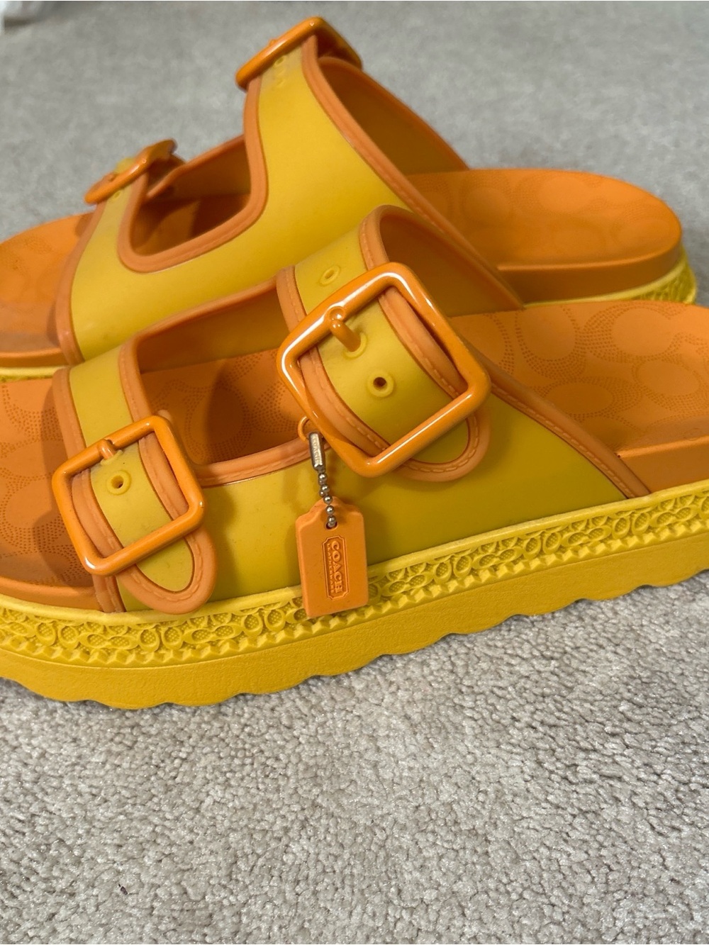 Coach buckle sandals - Picture 2 of 4